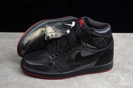 JORDAN 1 OG DC7071-001 BLACK RETRO AIR HIGH RED GYM 1126